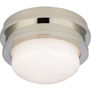 Chapman & Myers Launceton LED 5 inch Polished Nickel Flush Mount Ceiling Light