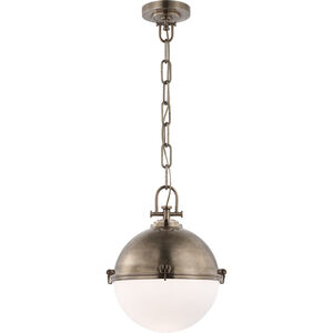 Chapman & Myers Adrian LED 14 inch Antique Nickel Globe Pendant Ceiling Light, Large