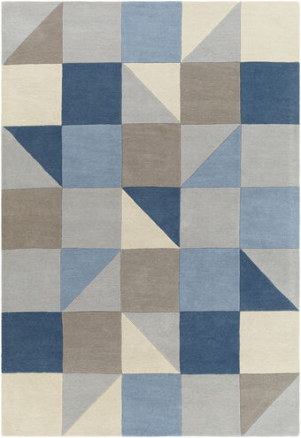 Queens 60 X 36 inch Pewter Rug in 3 x 5, Rectangle
