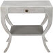 Maude 30 X 28.5 inch White Wash Side Table