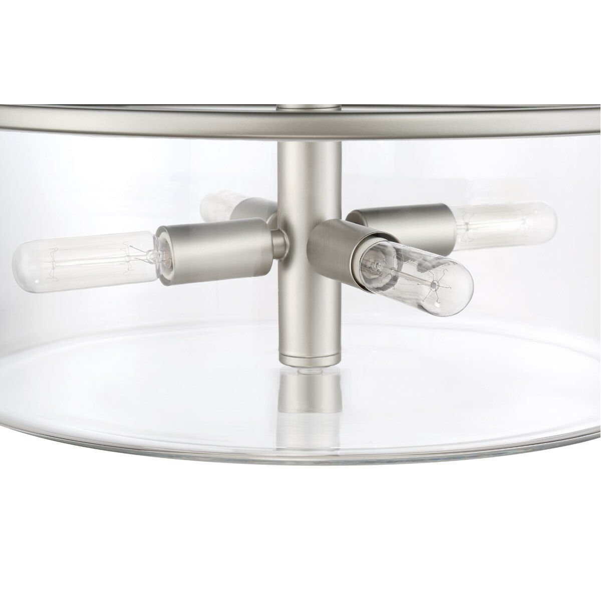 Hailie 4 Light 14 inch Satin Nickel Pendant Ceiling Light