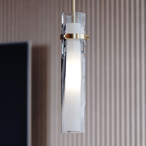 Vilo LED 4.5 inch Golden Brass Mini Pendant Ceiling Light