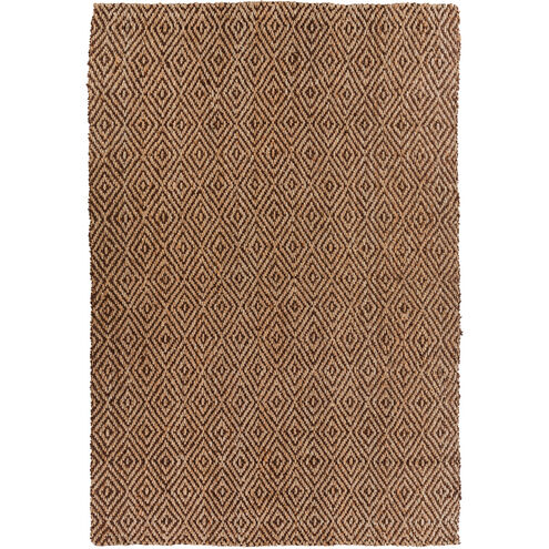 Reeds 168 X 120 inch Dark Brown, Tan Rug