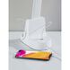 Cody 17.75 inch 10 watt Matte White Wireless Charging Desk Lamp Portable Light, with Smart Switch, Simplee Adesso