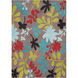 Cosmopolitan 156 X 108 inch Aqua, Bright Red, Lime, Black, Camel Rug