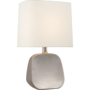 AERIN Almette 24.25 inch 15 watt Burnished Silver Leaf Table Lamp Portable Light, Medium