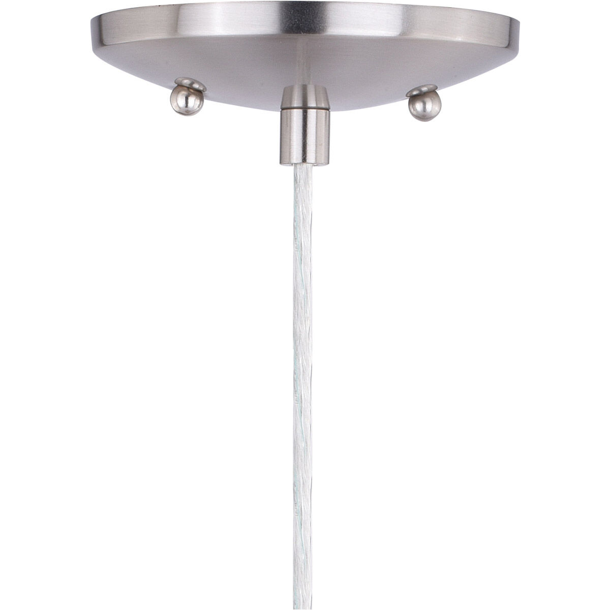 Milano 1 Light 8 inch Satin Nickel Mini Pendant Ceiling Light