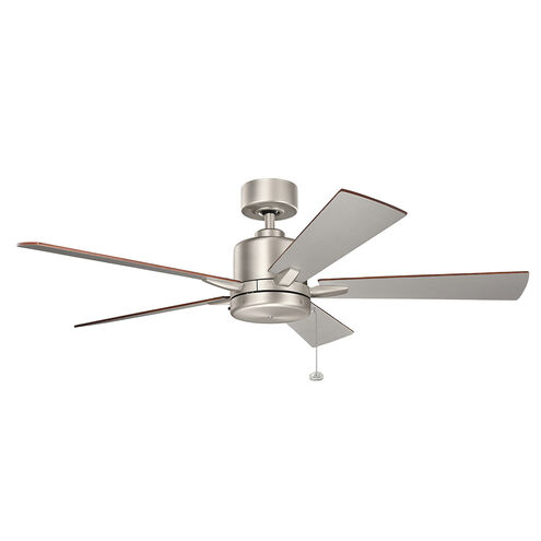 Lucian II 52 inch Brushed Nickel with Silver Blades Ceiling Fan