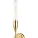 Tara 1 Light 5 inch Aged Brass ADA Wall Sconce Wall Light