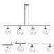 Ballston Small Waverly 4 Light 48 inch Polished Nickel Island Light Ceiling Light, Ballston