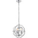 Wallace 3 Light 12 inch Chrome Pendant Ceiling Light