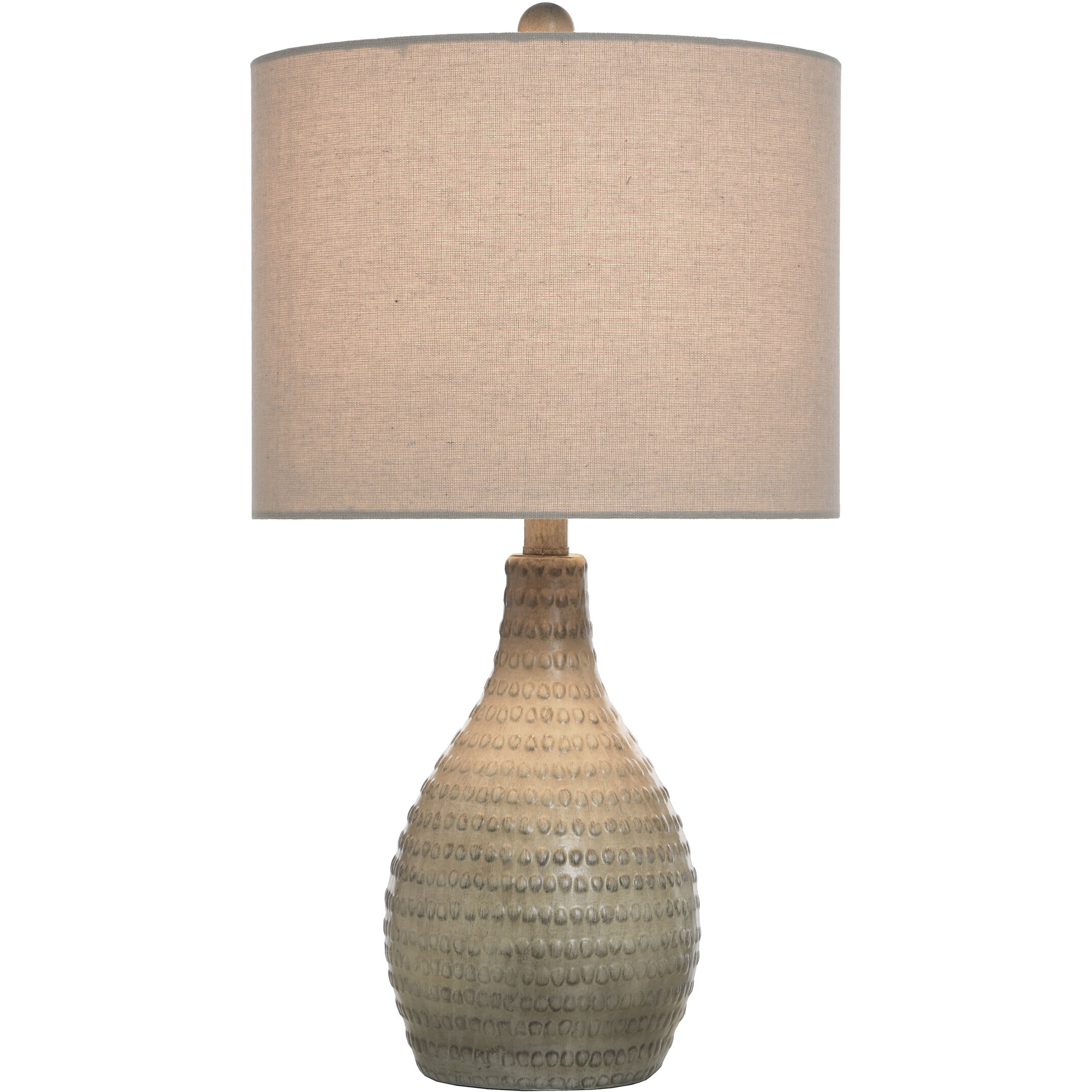 Signature 25.5 inch 100 watt French Oak Table Lamp Portable Light