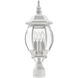 Frontenac 3 Light 21 inch Textured White Outdoor Post Top Lantern
