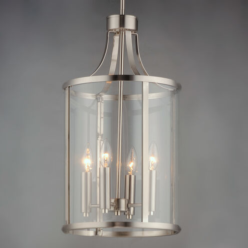 Sentinel 4 Light 12 inch Satin Nickel Single Pendant Ceiling Light