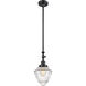 Franklin Restoration Bullet LED 7 inch Matte Black Mini Pendant Ceiling Light in Seedy