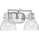 ML 2 Light 16 inch Chrome Bath Light Wall Light