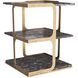 Sergio 24 X 20 inch Black Side Table