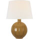 Thomas O'Brien Ponteil 16.5 inch 15.00 watt Crackled Sienna Table Lamp Portable Light
