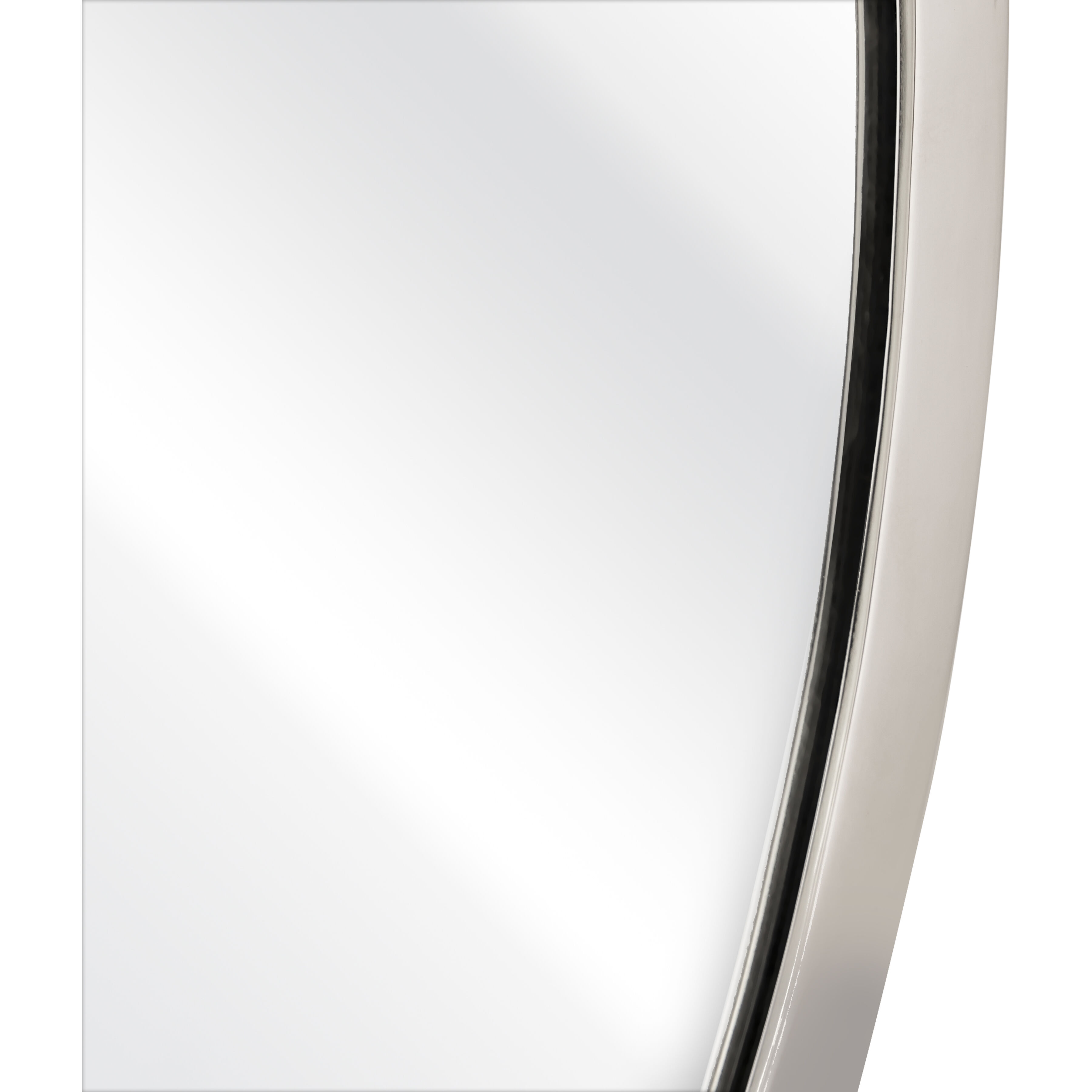 Flex 26 X 21 inch Polished Nickel with Mirror Wall Mirror