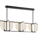Anders 58.75 inch Urban Bronze Linear Pendant Ceiling Light