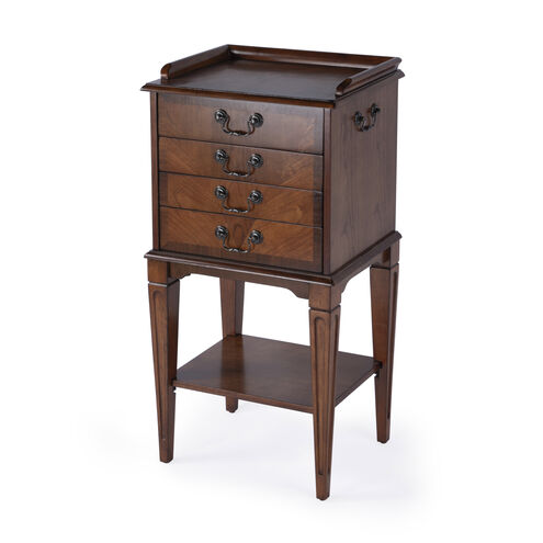 Hardwick 4-Drawer Chest in Medium Brown