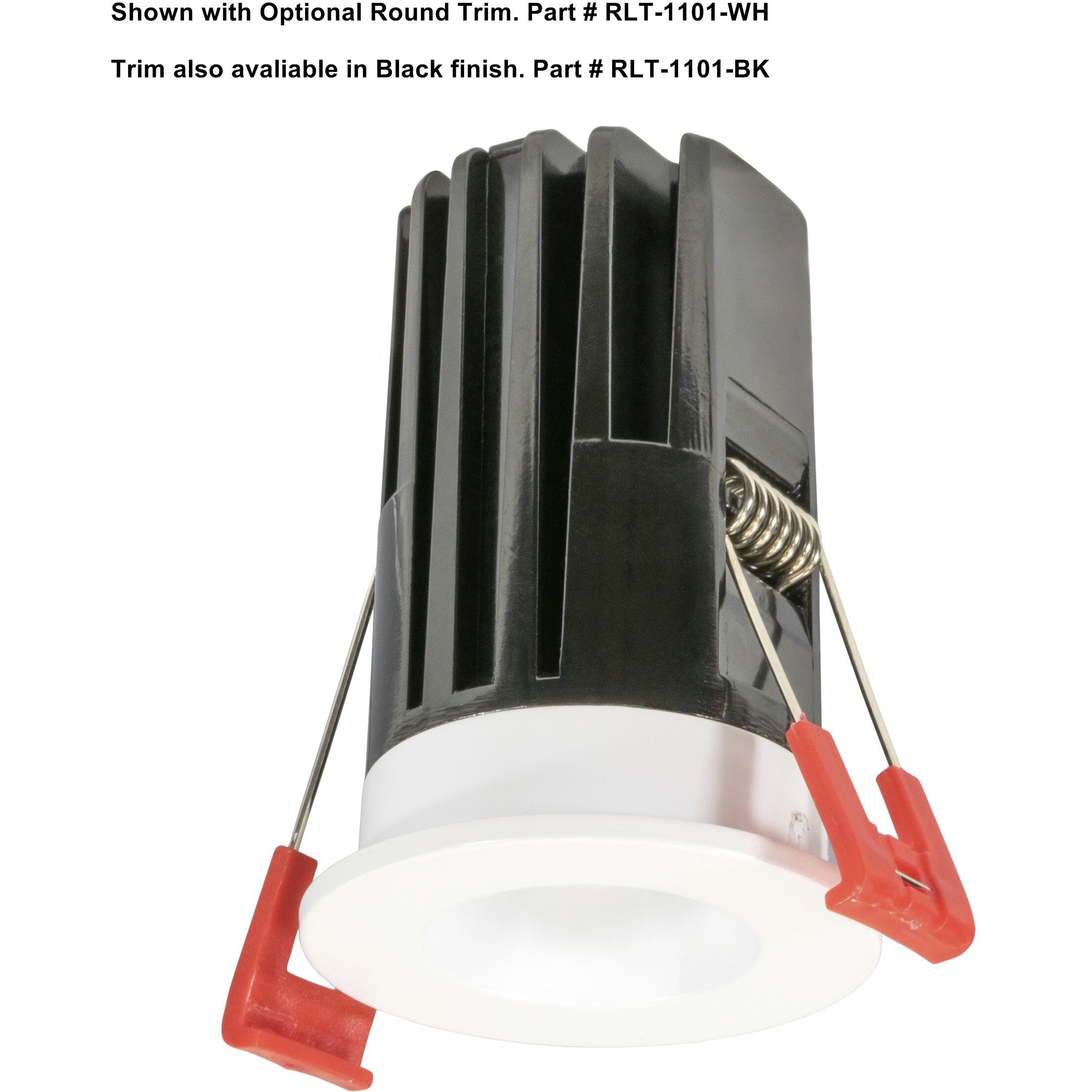 Micro White Downlight, Trimmed Recessed Light Engine