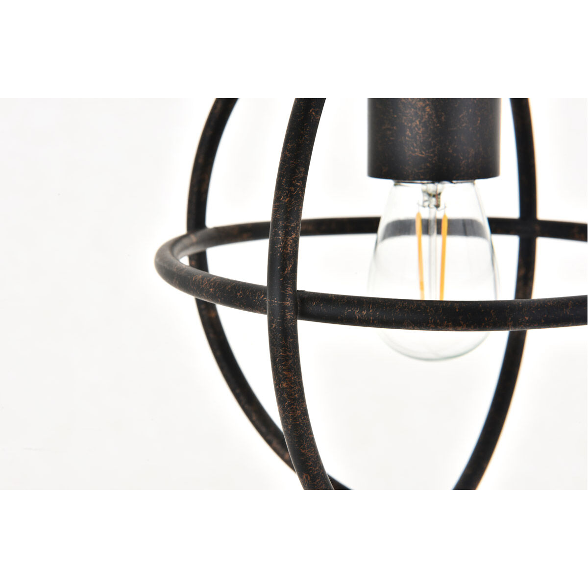 Octavia 1 Light 7.9 inch Dark Brown Pendant Ceiling Light in Dark Bronze