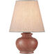 Piccolo 9 inch 25 watt Natural Rose Mini Table Lamp Portable Light