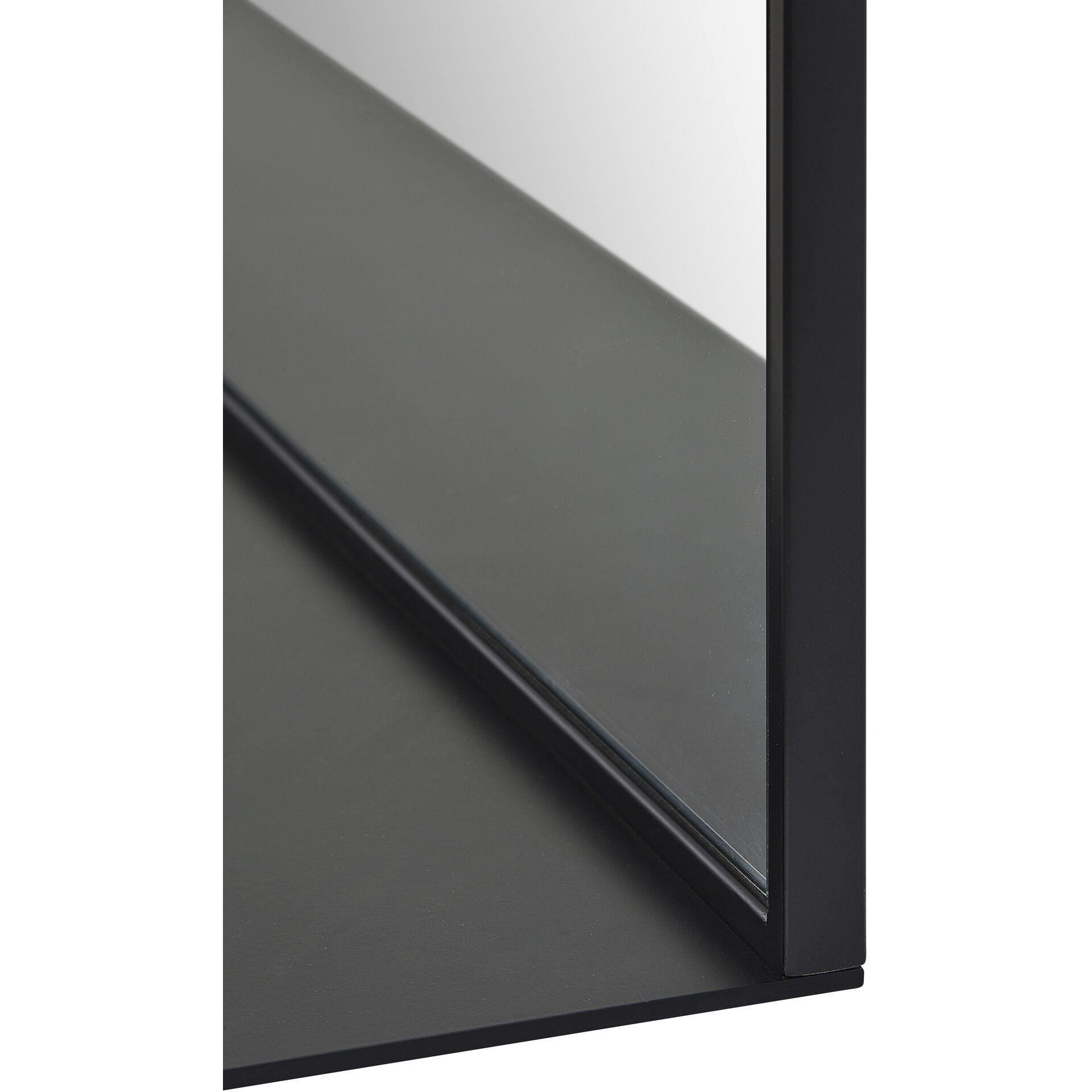 Wearstley 35 X 35 inch Black Wall Mirror