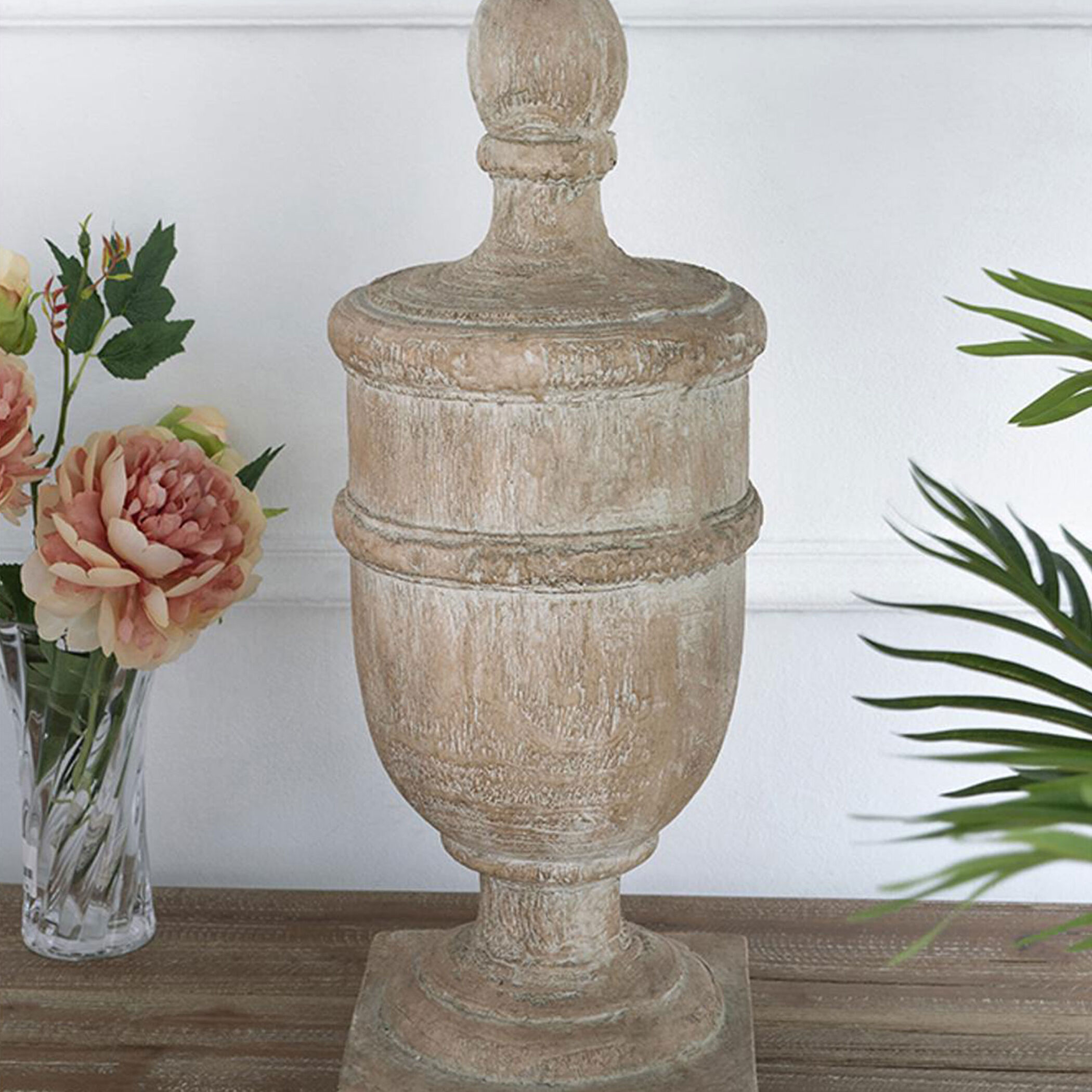 Chester White Wash Decorative Accent