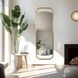 Nouvel 72 X 24 inch Antique Brass Dressing Mirror