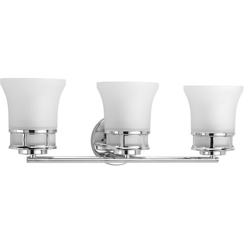 Cascadia 3 Light 24 inch Polished Chrome Bath Vanity Wall Light