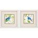 Florals Collection Blue Framed Art