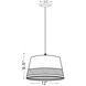 Maddox 1 Light 12 inch Matte Black Pendant Ceiling Light