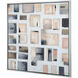 Cornerstone Peach and Grey and Silver Wall Art