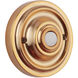 Teiber Satin Brass Push Button