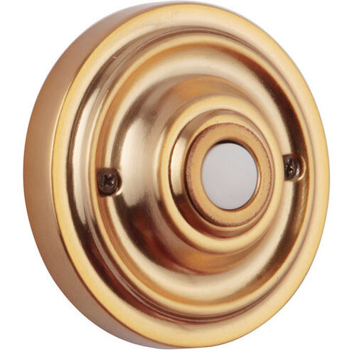 Teiber Satin Brass Push Button