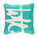 Bristle 20 X 20 inch Emerald and Ivory Throw Pillow