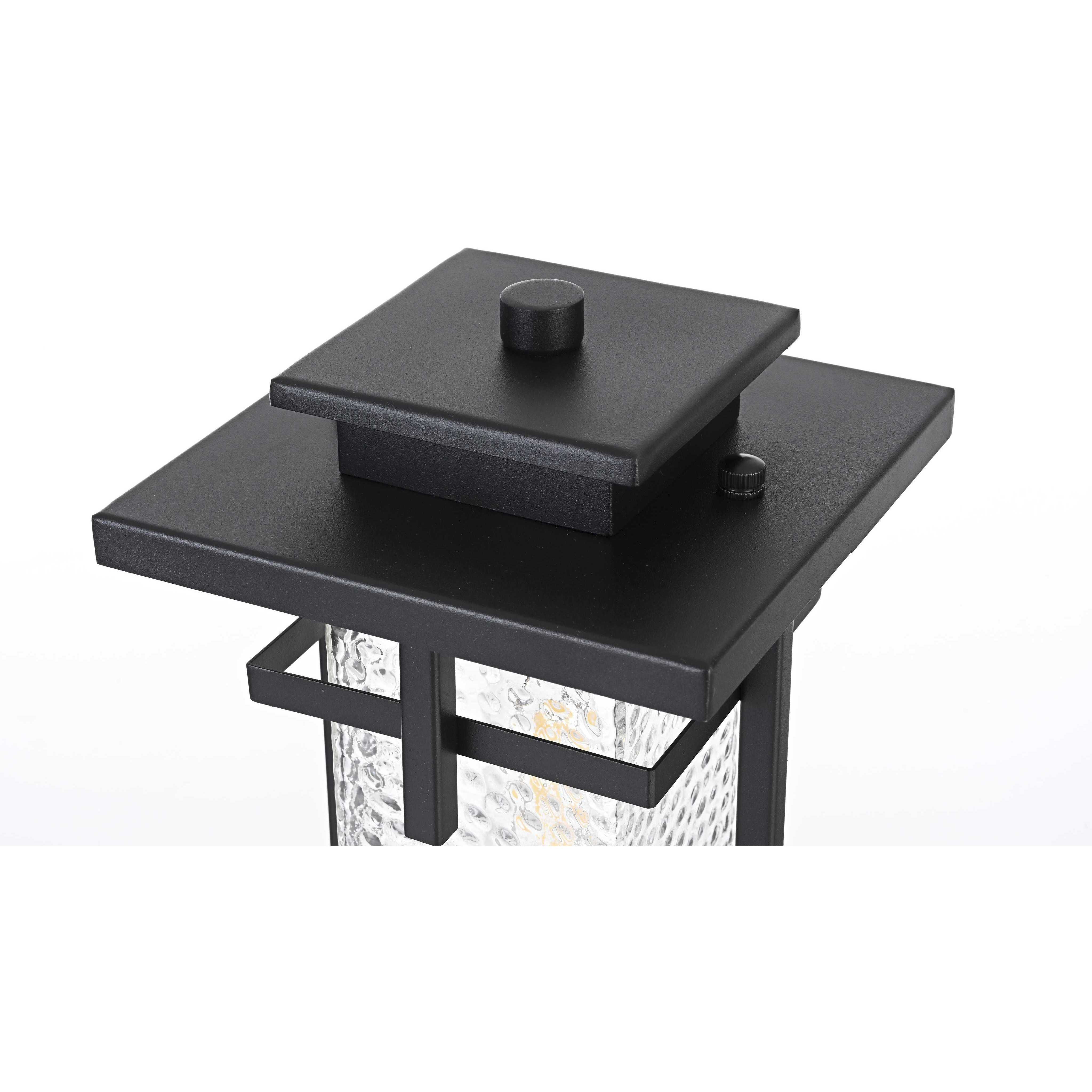 Cambria 1 Light 17 inch Black Outdoor Post Light