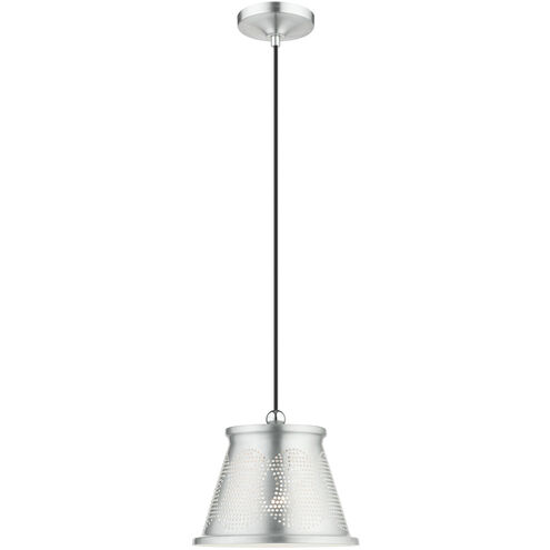 Pendants 1 Light 10 inch Brushed Aluminum Pendant Ceiling Light