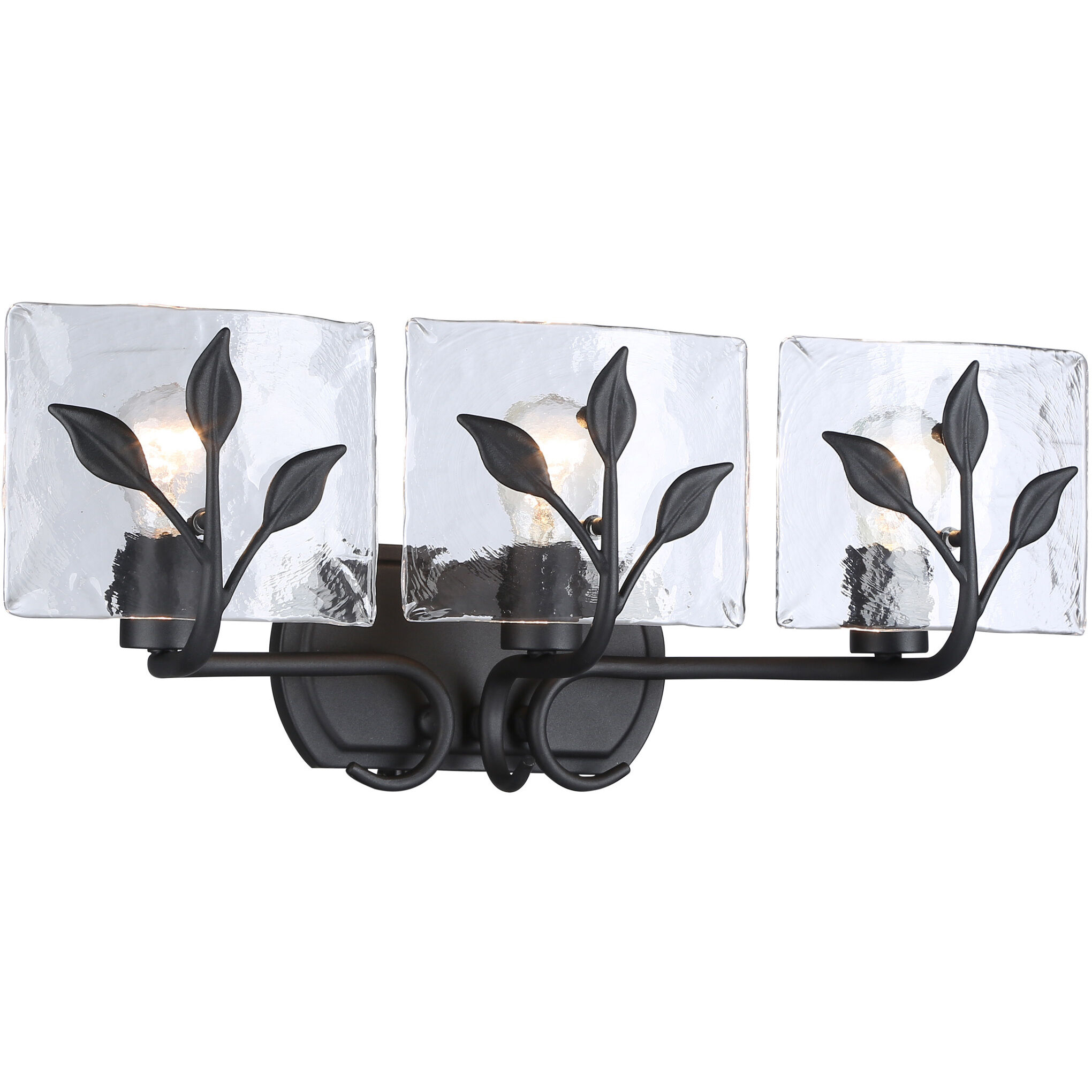 Calla Vanity Wall Light in Natural Black