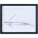 Santiago I White with Black Framed Wall Art