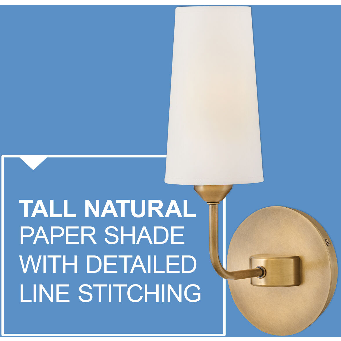 Lewis 5.5 inch Heritage Brass Indoor Wall Sconce Wall Light