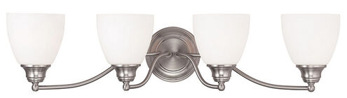 Somerville 4 Light 30 inch Brushed Nickel Bath Vanity Wall Light