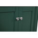 Park Avenue 60 X 22 X 35 inch Green Vanity Sink Set