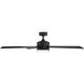 Wynd 60 inch Matte Black Downrod Ceiling Fan in 3500K