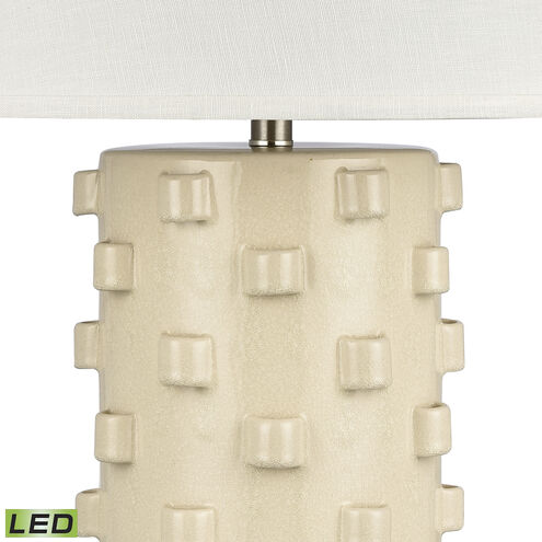 Hatcher 30 inch 9.00 watt Cream Glazed Table Lamp Portable Light
