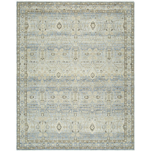 Khorasan 108 X 72 inch Ash / Sage / Light Silver Handmade Rug in 6 x 9