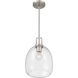 Orbis 1 Light 10 inch Brushed Nickel Mini Pendant Ceiling Light