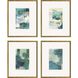 Abstract Collection Turquoise Framed Art